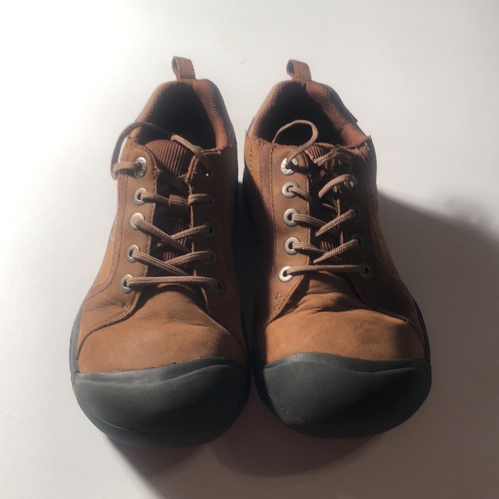 Boys keen leather outdoors waterproof lace up shoes